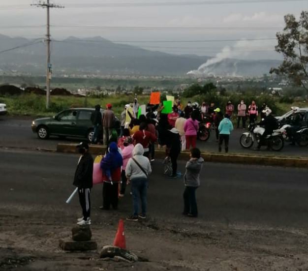 MORELIA Vecinos de Lomas del Pedregal se manifiestan por falta de agua 4