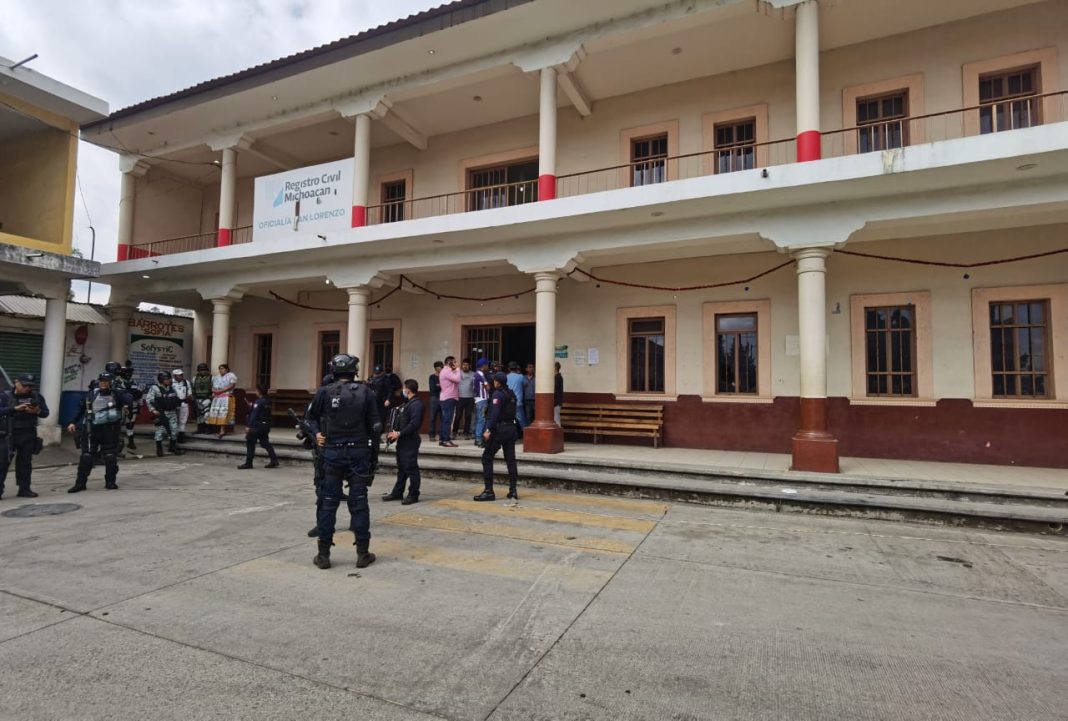URUAPAN AVANCE Rafaguean jefatura de tenencia en San Lorenzo 1