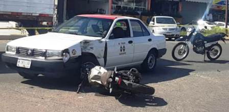 Motociclista muere al 0811