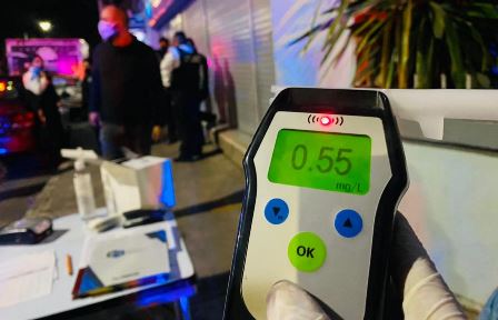 Se reactivan operativos de alcoholímetro con más de 50 vehículos retenidos