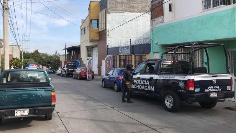 MORELIA Delincuentes consuman robo violento a Caja Popular Alianza en Morelia 3