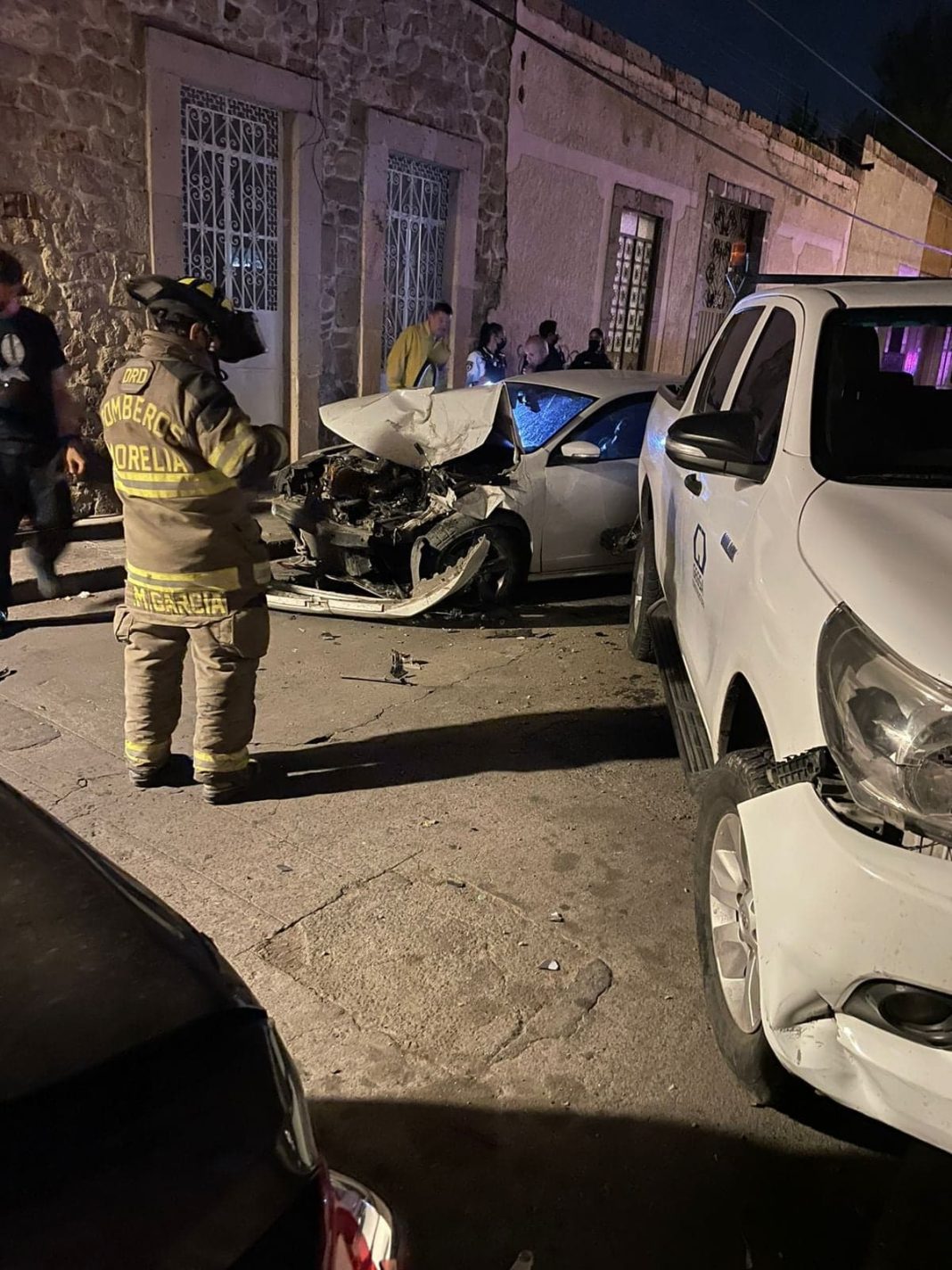 MORELIA Se registra choque vehicular múltiple en el centro de Morelia 6