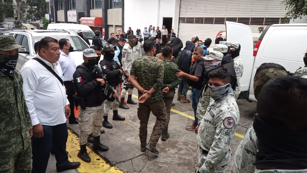 MORELIA En medio de fuerte operativo detenidos de Pueblos Unidos son trasladados ante un Juez Federal 2