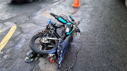 Motociclista muere arrollado 0909