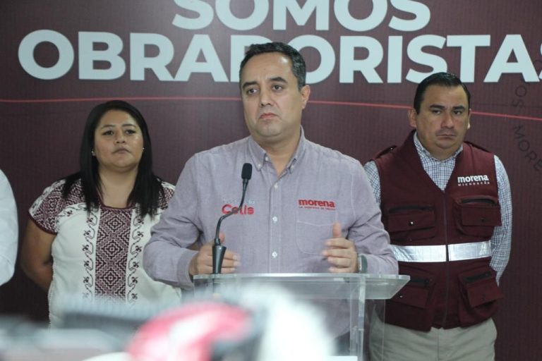 Respalda Juan Pablo Celis marcha y presume logros de la 4T