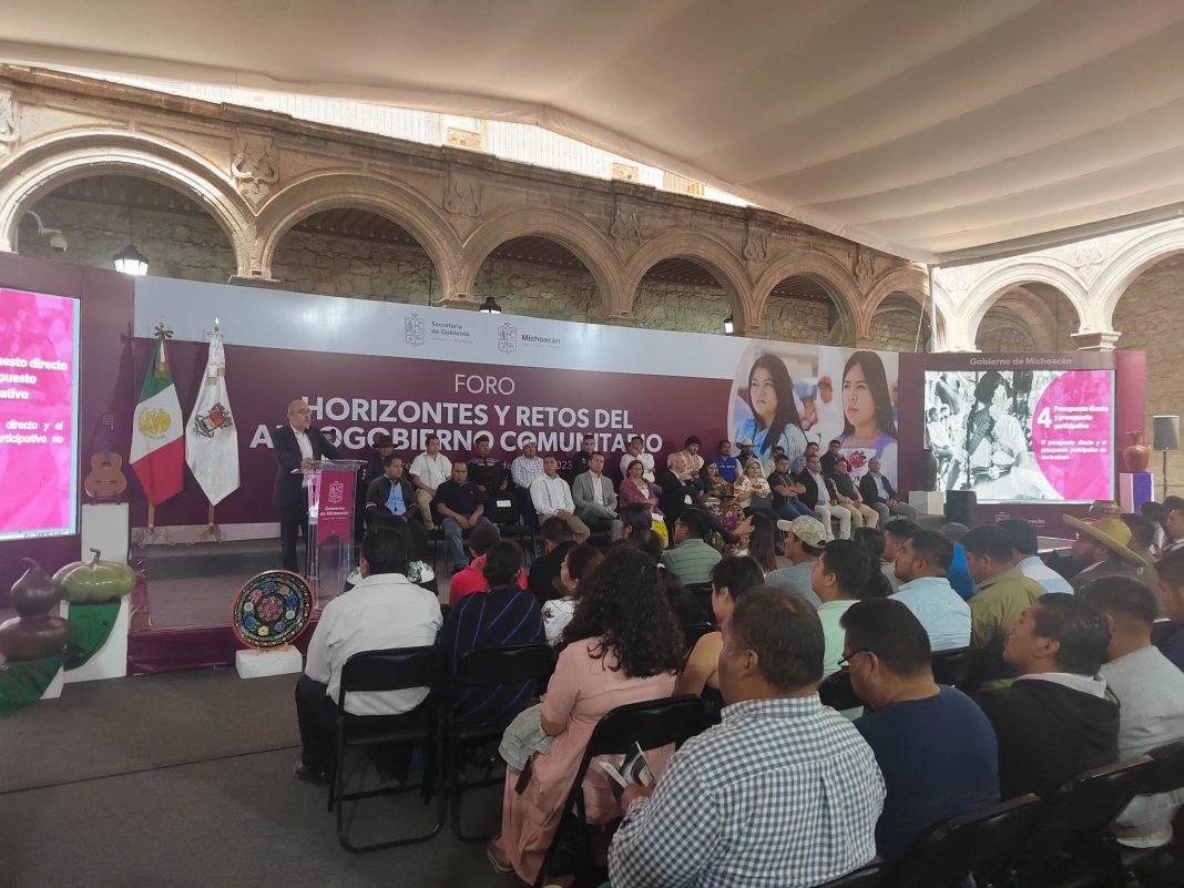 MORELIA Buscan nueva relación entre gobiernos del estado ayuntamientos y comunidades indígenas