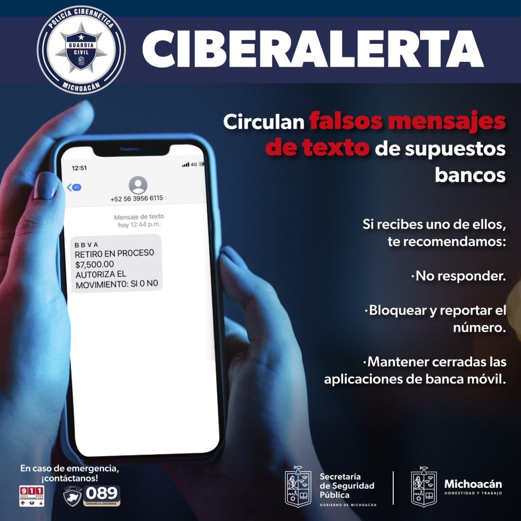 MORELIA Alerta SSP por fraude a usuarios de banca electrónica se hacen pasar por bancos
