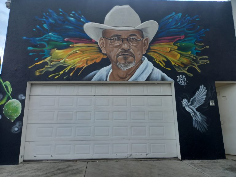 Recuerdan a Hipólito Mora con un mural en Morelia