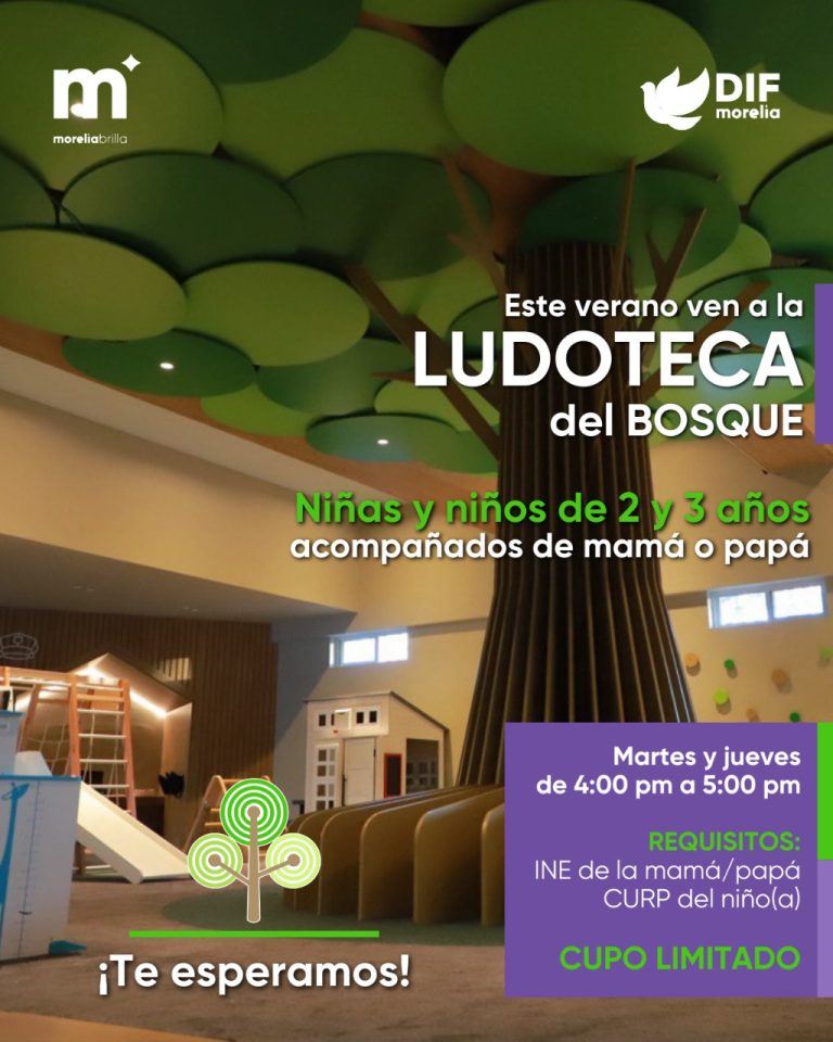 Ludoteca del Bosque Cuauhtémoc abre sus puertas para los más pequeños este verano