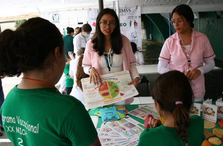 Promueve IMSS Michoacán hábitos saludables a través del curso de verano 2024