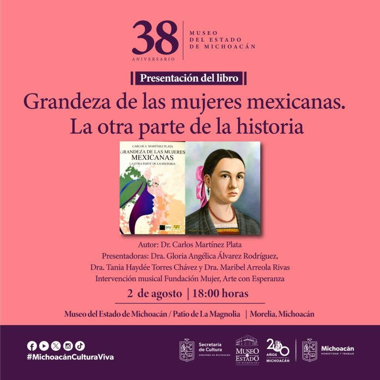 Presentarán libro de Carlos Martínez, un homenaje a las mujeres mexicanas