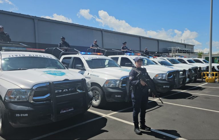Despliega SSP 270 elementos para reforzar seguridad en Morelia