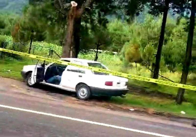 Taxista es asesinado sobre la carretera Uruapan-Los Reyes