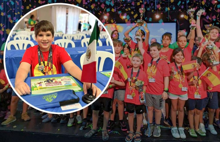 Santiago Castro, el niño que ganó campeonato mundial de cálculo mental en Madrid, España