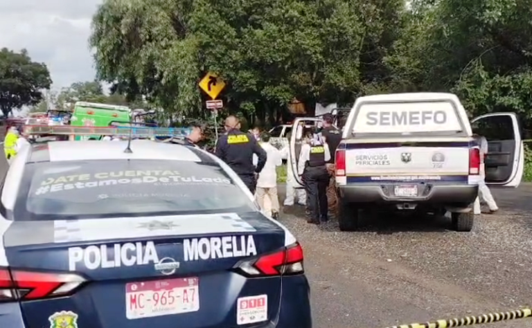 Hallan a hombre sin vida en jardinera del libramiento de Morelia