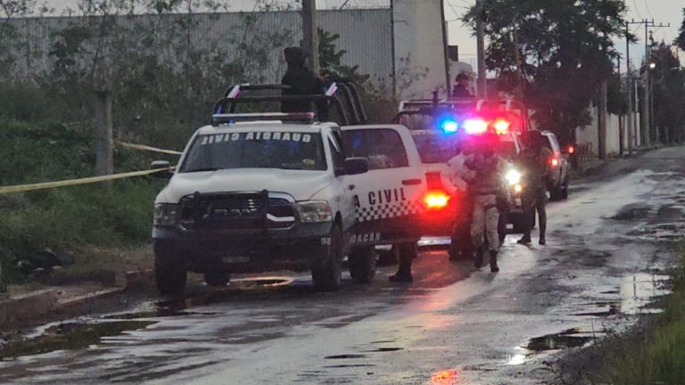 Hallan a hombre asesinado a un costado de la avenida Río Grande de Morelia