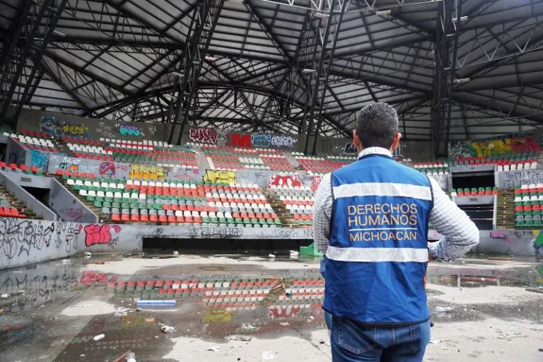 Supervisa CEDH el Complejo Deportivo Bicentenario de Morelia
