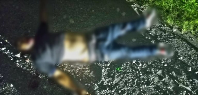 Abandonan un ejecutado cerca de la comunidad de Crucero Las Yeguas en Parácuaro