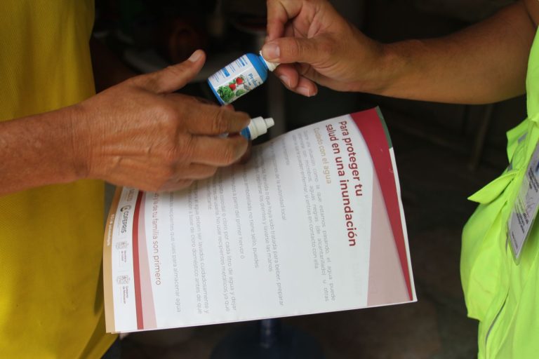 Mantiene SSM operativo sanitario en colonias afectadas por las lluvias en Morelia y Tarímbaro