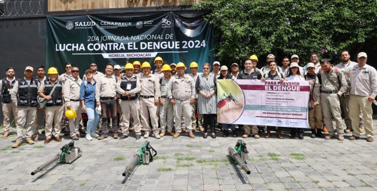 Arranca segunda Jornada Nacional de Lucha Contra el Dengue en Michoacán