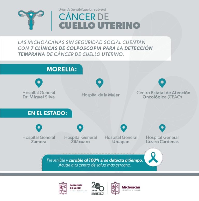 Cuenta SSM con 7 clínicas de colposcopia para detectar cáncer cervicouterino