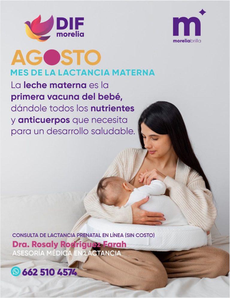 Promueven la lactancia materna con consultas prenatales gratuitas en línea