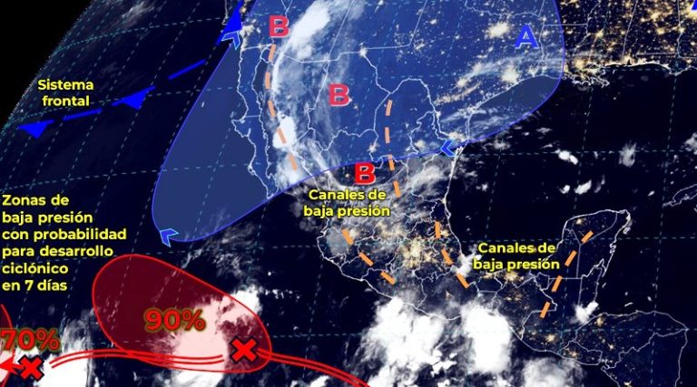 Canales de baja presión generarán lluvias en Michoacán