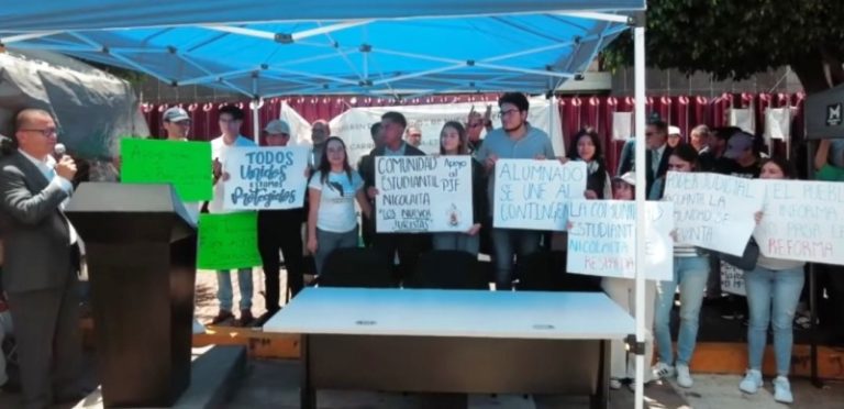«Si no gritamos hoy, callaremos para siempre», respaldan alumnos de Facultad de Derecho a Poder Judicial
