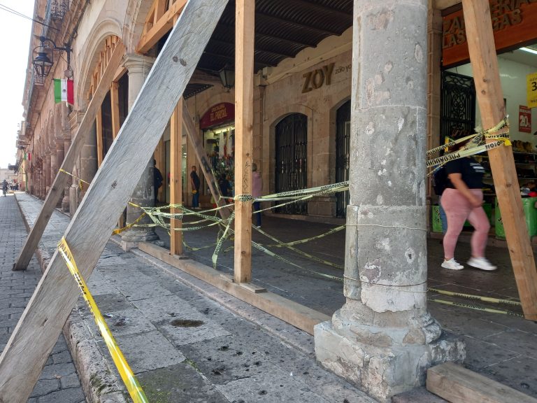 A un año de afectación a portal Aldama, apenas se vislumbra reparación