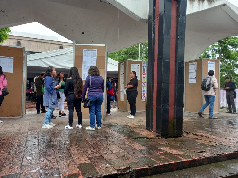 800 vacantes se ofertan en la Feria del Empleo ubicada este jueves en la explanada del IMSS Madero
