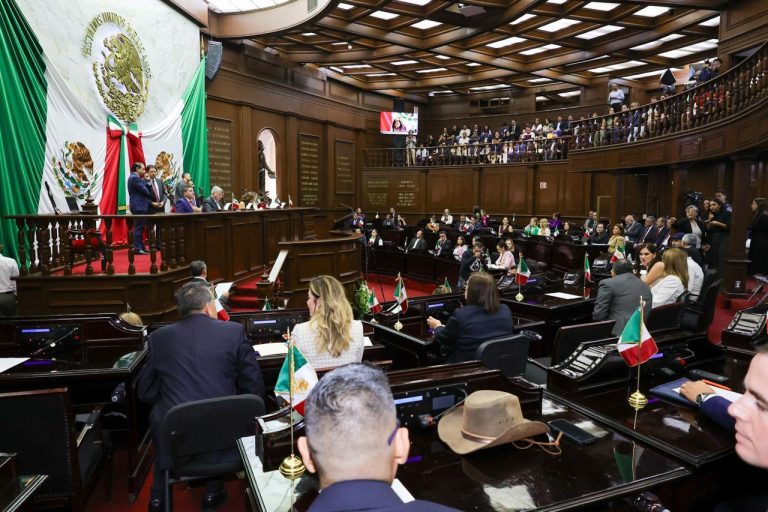 Congreso de Michoacán avala reforma judicial con mayoría morenista: 29 votos a favor y 9 en contra