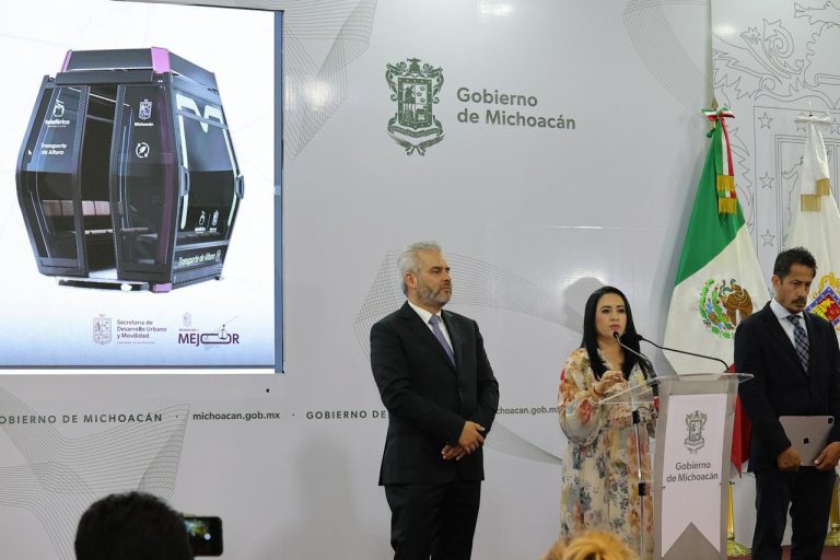 En octubre arrancará la construcción del teleférico de Morelia: Bedolla