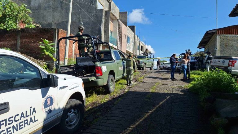 Joven es ultimado a tiros, en la colonia Bellavista Poniente, de Uruapan