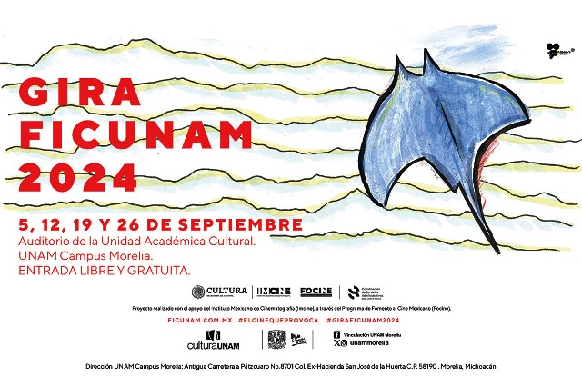 Llega la Muestra Internacional de Cine FICUNAM a Morelia