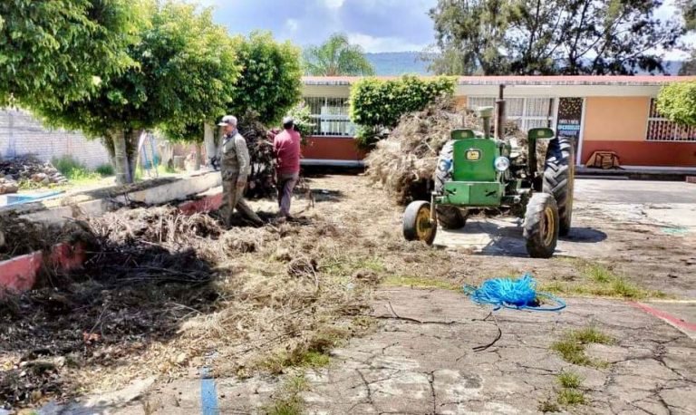 Atiende SEE casos de afectación en escuelas por lluvias