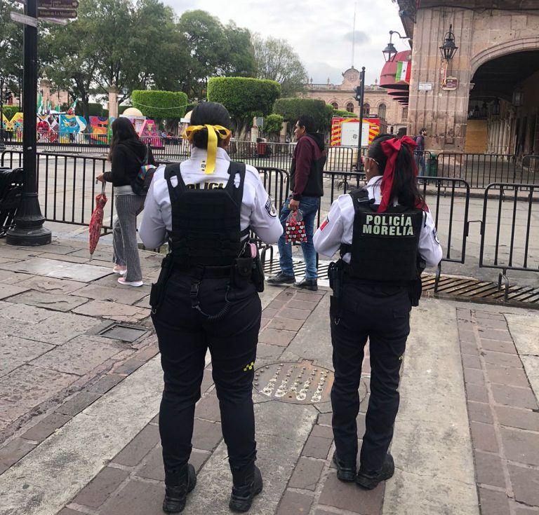 Instala Policía Morelia, dispositivo de seguridad
