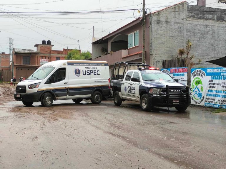 Asesinan a dueño de un autolavado en la colonia Valle del Durazno en Morelia