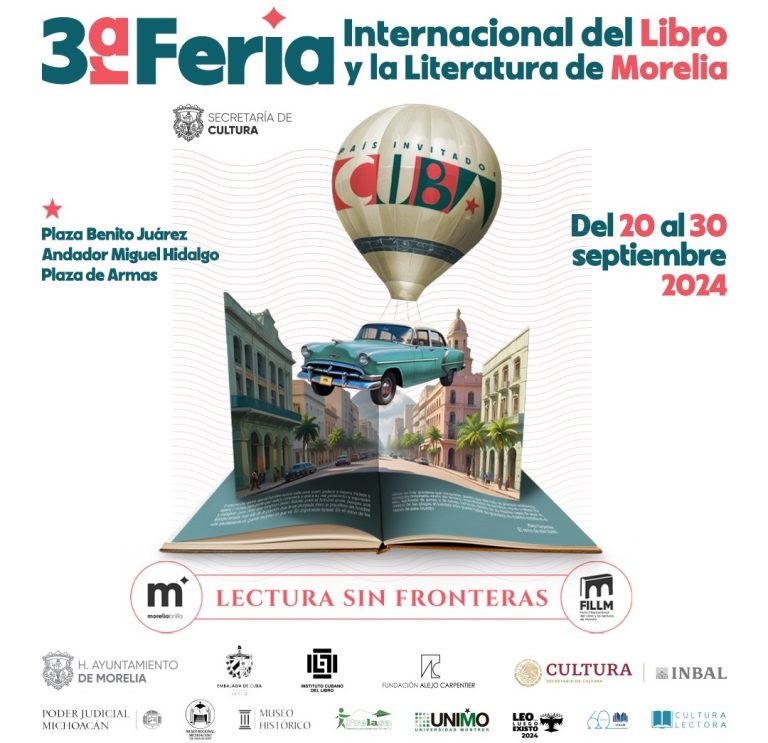 El próximo viernes, inauguración de la Feria del Libro y la Lectura de Morelia