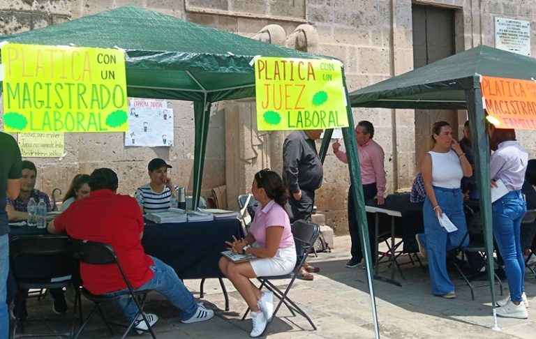 Empleados de Poder Judicial de la Federación ponen en conocimiento de la ciudadanía cambios que traerá la Reforma