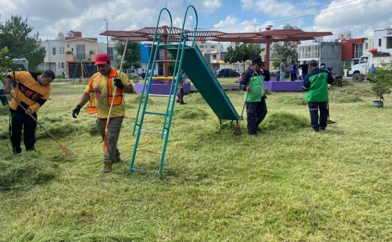 Gobierno de Morelia recupera “El parquecito” de la colonia Campestre El Vergel