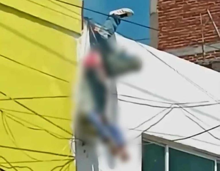 Tragedia en Yurécuaro, pintor electrocutado y caído de azotea lucha por su vida