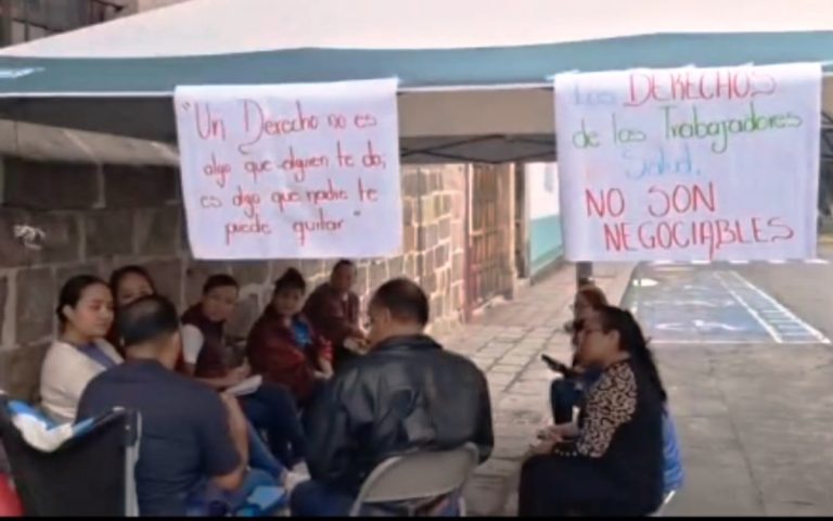 Trabajadores de Salud advierten tomar instalaciones en el estado si mañana no hay respuesta