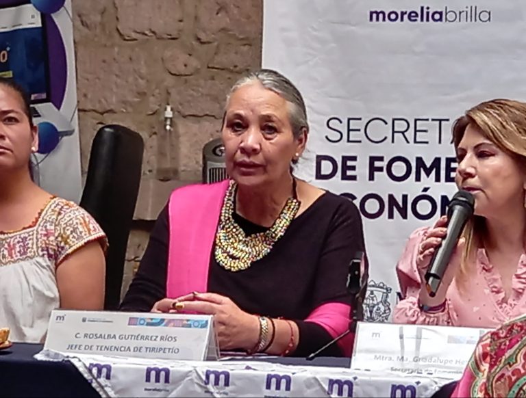 Normalistas no afectan a Tiripetío, solo a Morelia: jefa de tenencia