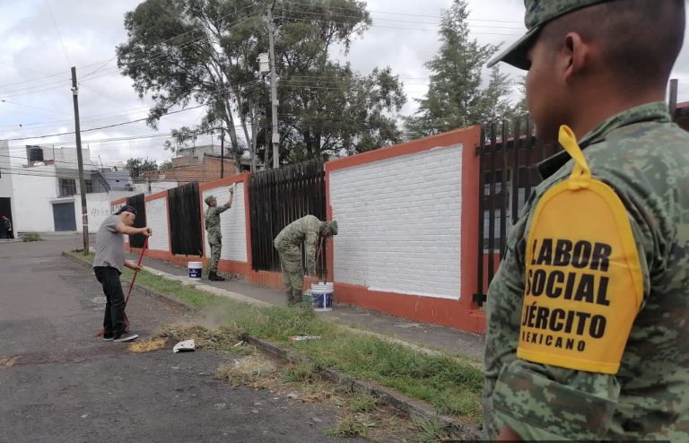 Ejército Mexicano realiza Labor Social en Morelia