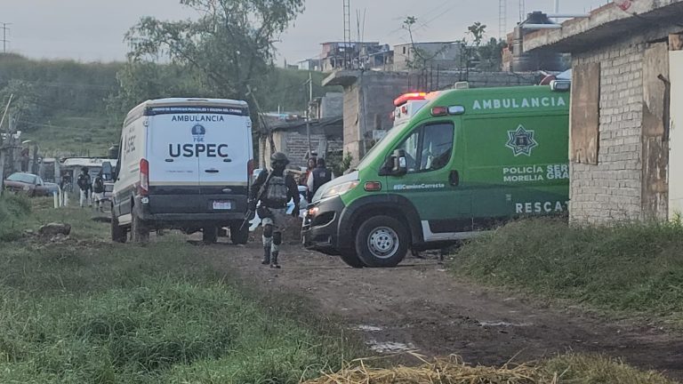 Hombre es asesinado a tiros en la colonia Presa de Los Reyes, Morelia