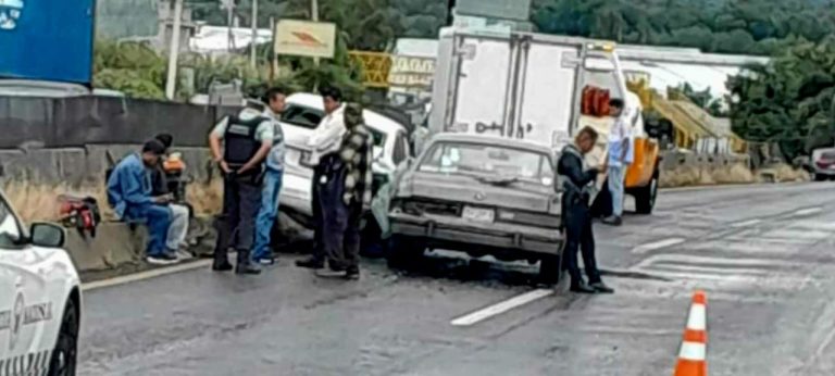 Ocurre otro choque vehicular, ahora en la Morelia-Salamanca