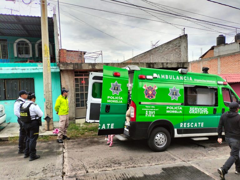Se incendia domicilio en la colonia Guadalupe Victoria, al poniente de Morelia
