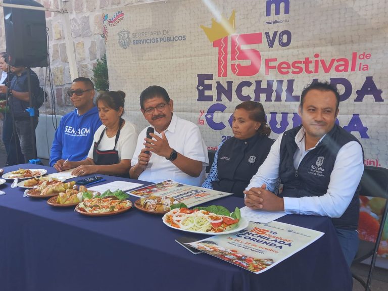 Se realizará la 15 edición del Festival de la Enchilada y la Corunda
