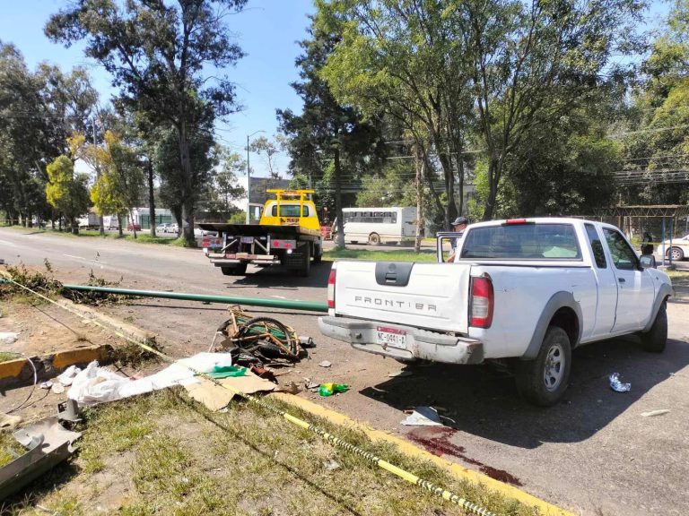 Adulto mayor muere atropellado por camioneta en la avenida Madero Oriente de Morelia