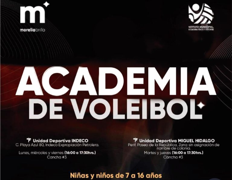 Invitan a Academia de Voleibol IMCUFIDE